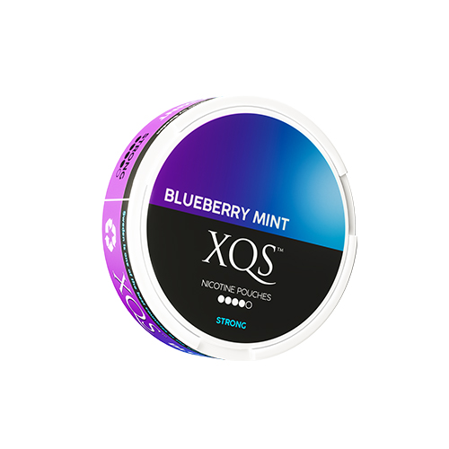 XQS Blueberry Mint Slim Strong All White Portion