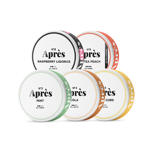 Après All White Nicotine Pouches Multipack (5-Pack)